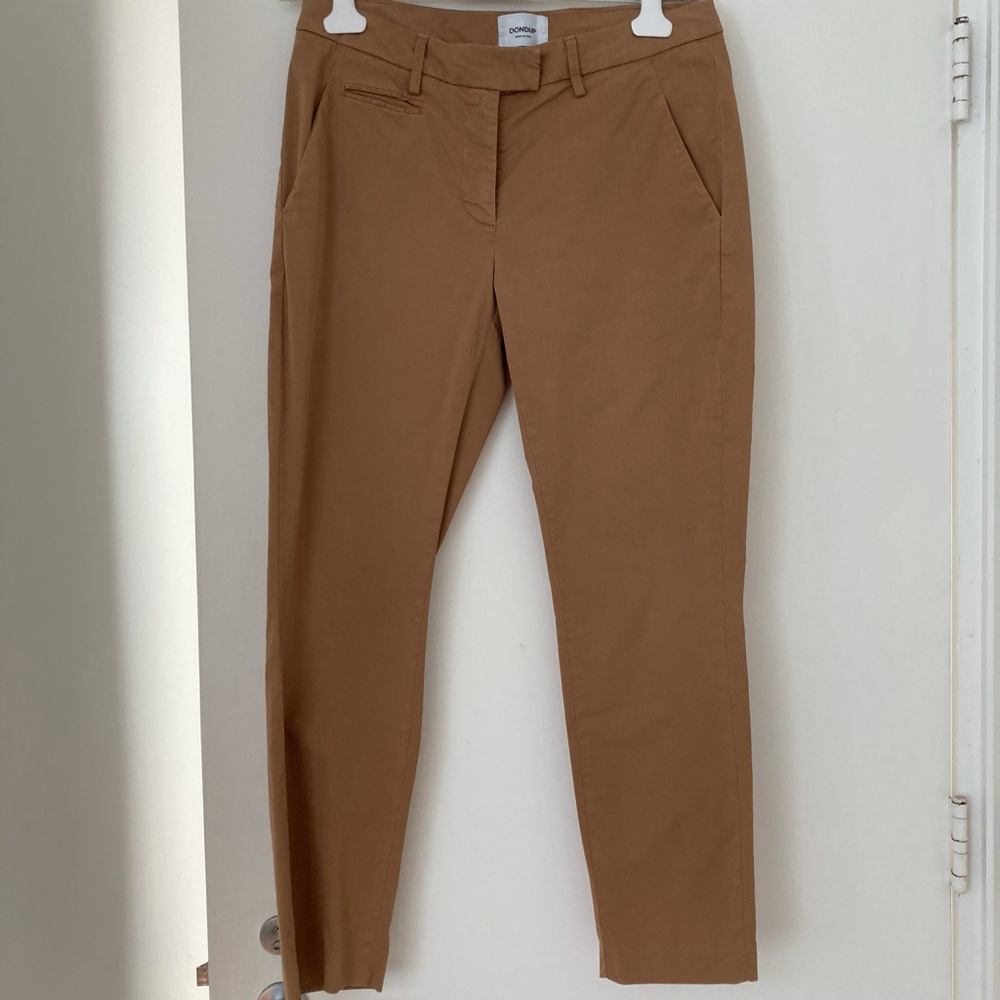 Dondup khaki cigarette trousers women's size 29